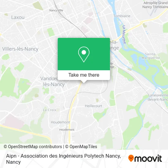 Aipn - Association des Ingénieurs Polytech Nancy map
