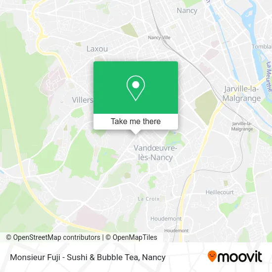 Monsieur Fuji - Sushi & Bubble Tea map