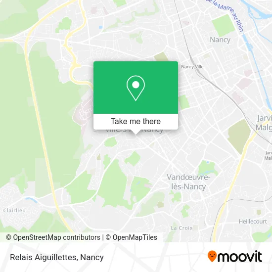 Mapa Relais Aiguillettes