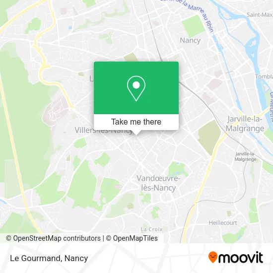 Le Gourmand map