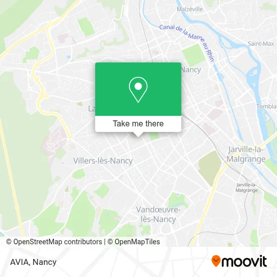 AVIA map