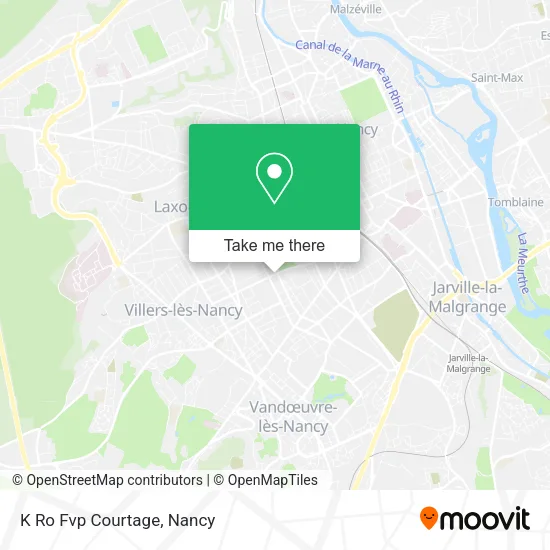 K Ro Fvp Courtage map
