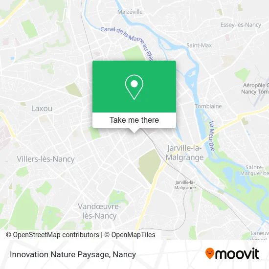 Innovation Nature Paysage map
