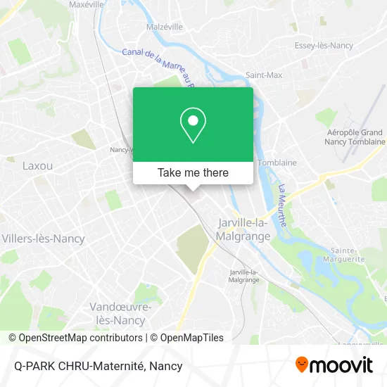 Q-PARK CHRU-Maternité map