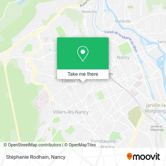 Stéphanie Rodhain map