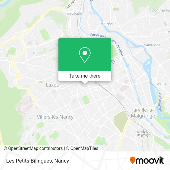 Les Petits Bilingues map