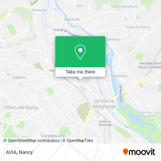 AVIA map