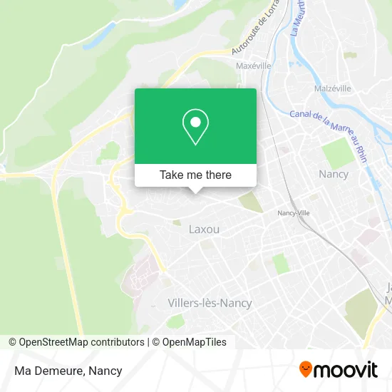 Ma Demeure map