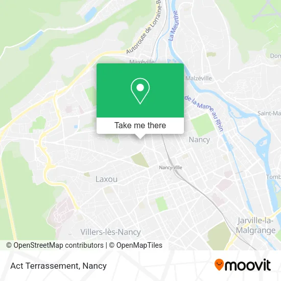 Act Terrassement map