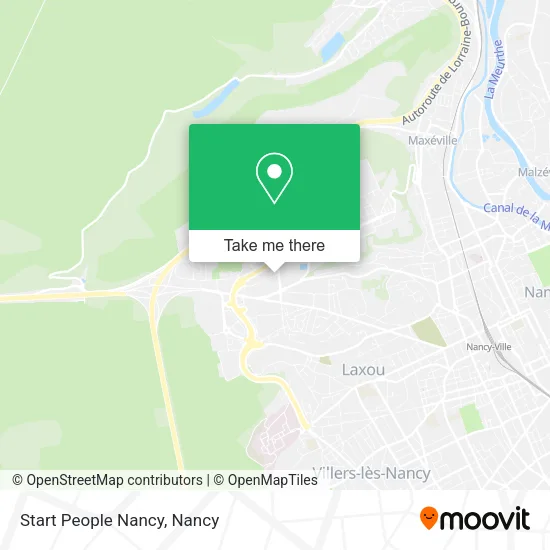 Start People Nancy map