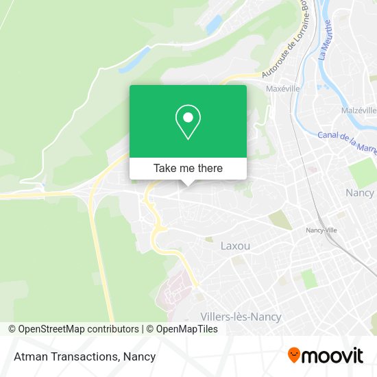 Atman Transactions map