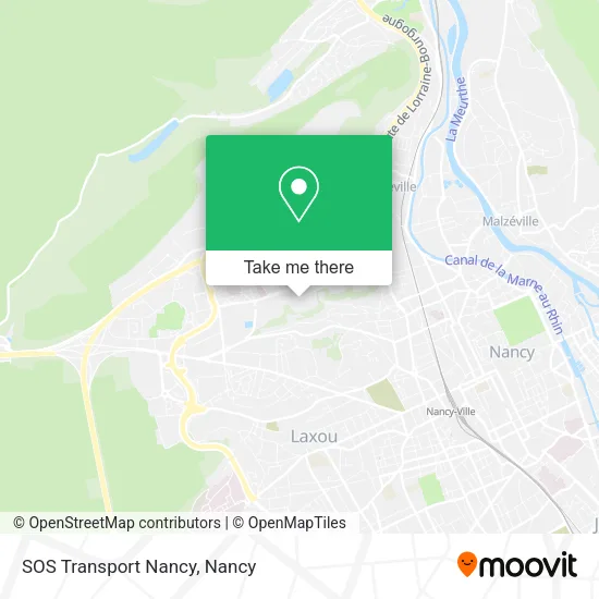 SOS Transport Nancy map