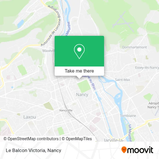 Le Balcon Victoria map