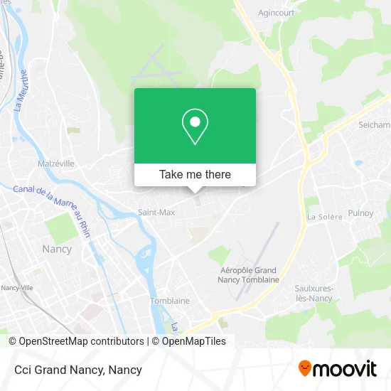 Cci Grand Nancy map