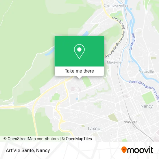 Art'Vie Sante map