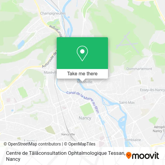 Centre de Tãlãconsultation Ophtalmologique Tessan map