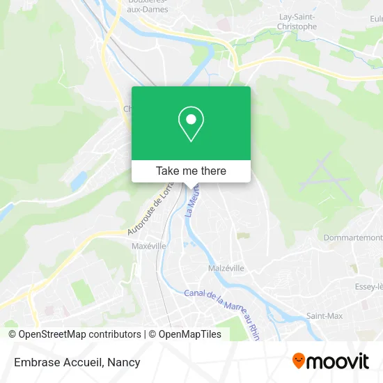 Embrase Accueil map
