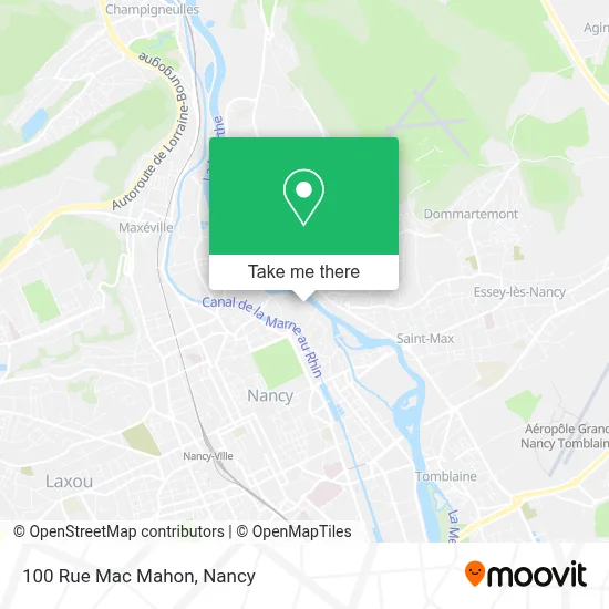 100 Rue Mac Mahon map