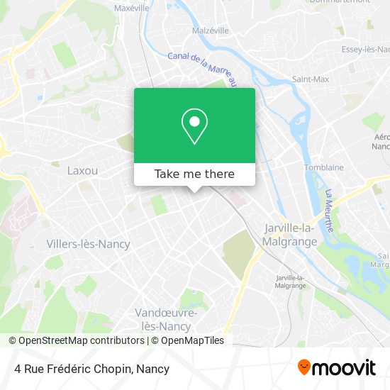 4 Rue Frédéric Chopin map