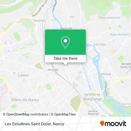Les Estudines Saint Dizier map