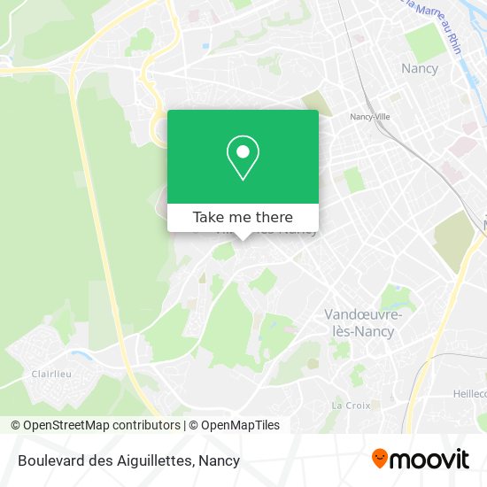 Boulevard des Aiguillettes map