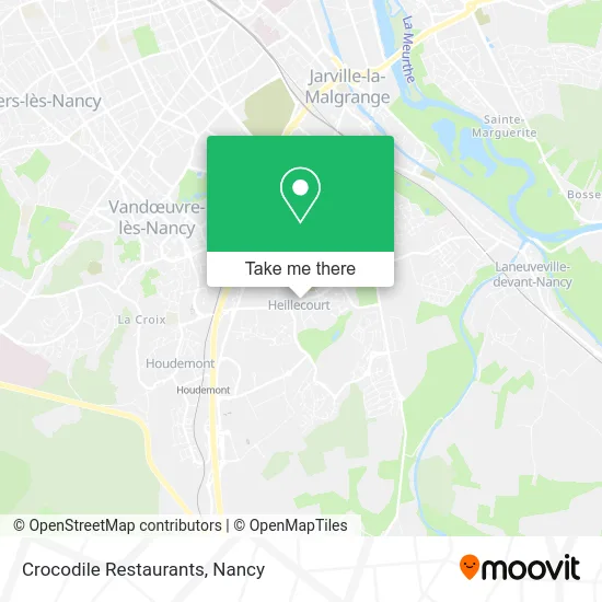 Crocodile Restaurants map