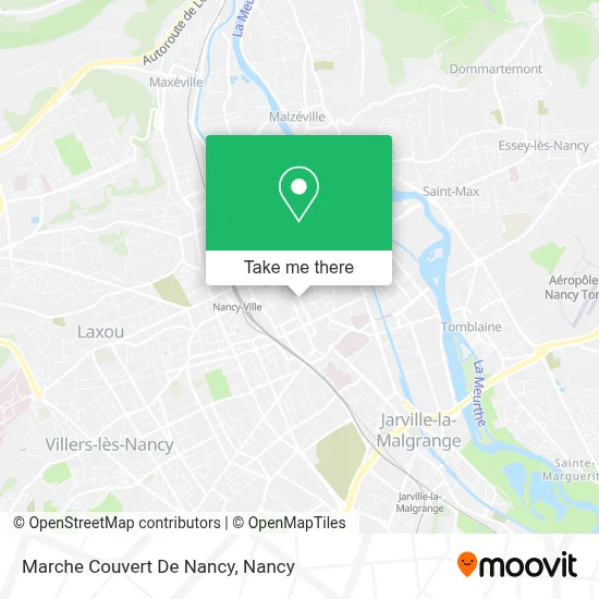 Marche Couvert De Nancy map