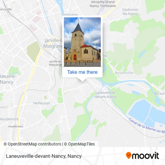 Laneuveville-devant-Nancy map