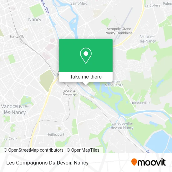 Les Compagnons Du Devoir map