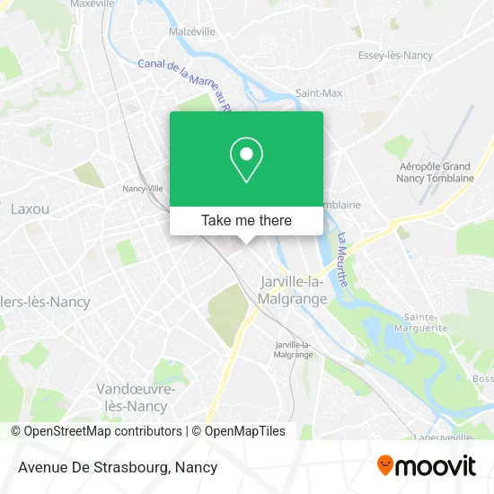 Avenue De Strasbourg map