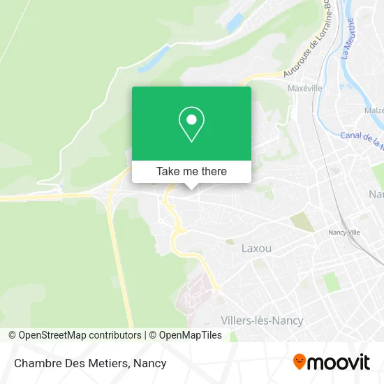 Chambre Des Metiers map