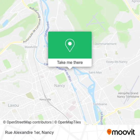 Rue Alexandre 1er map