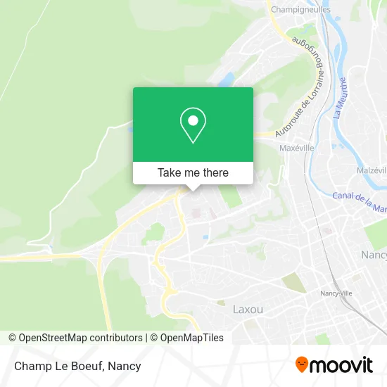 Champ Le Boeuf map