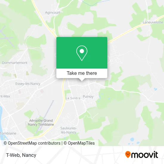 T-Web map