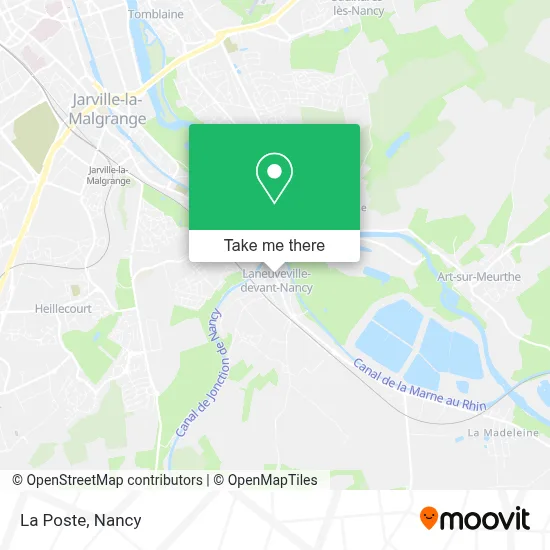 La Poste map