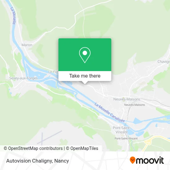 Autovision Chaligny map