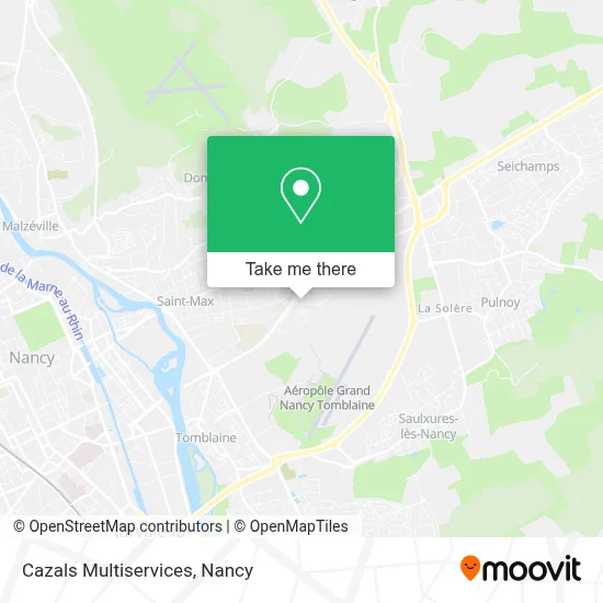 Cazals Multiservices map