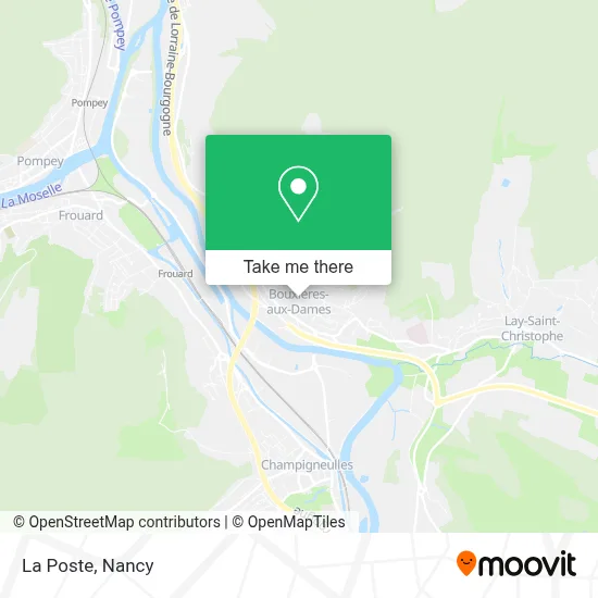 La Poste map