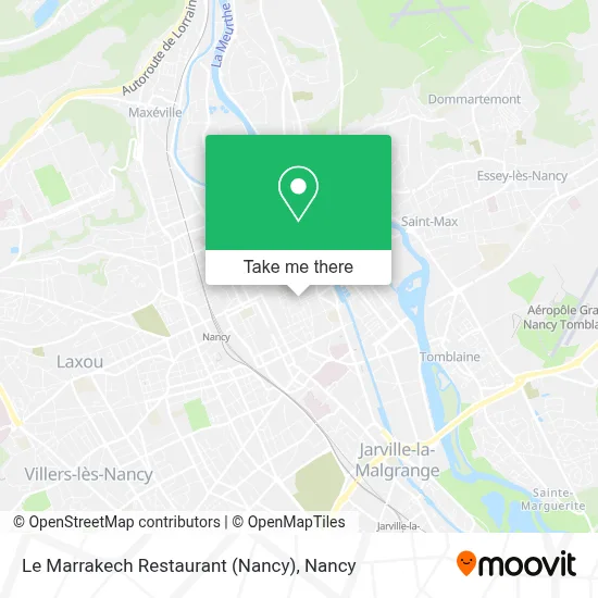 Le Marrakech Restaurant (Nancy) map