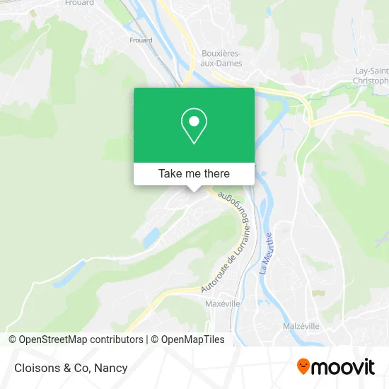 Cloisons & Co map