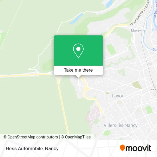 Hess Automobile map