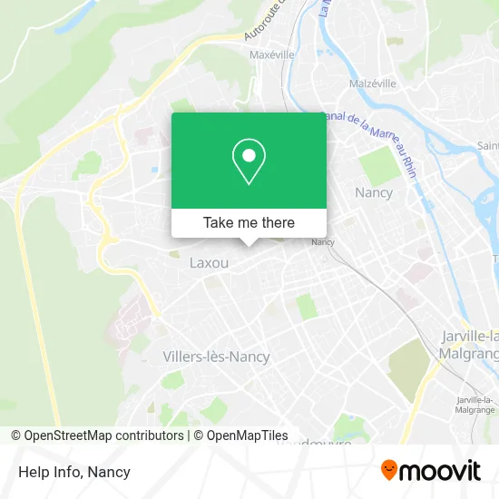 Help Info map