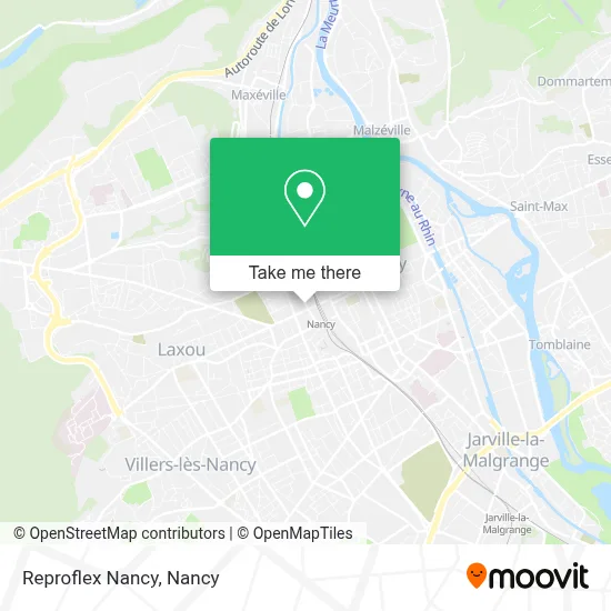 Mapa Reproflex Nancy