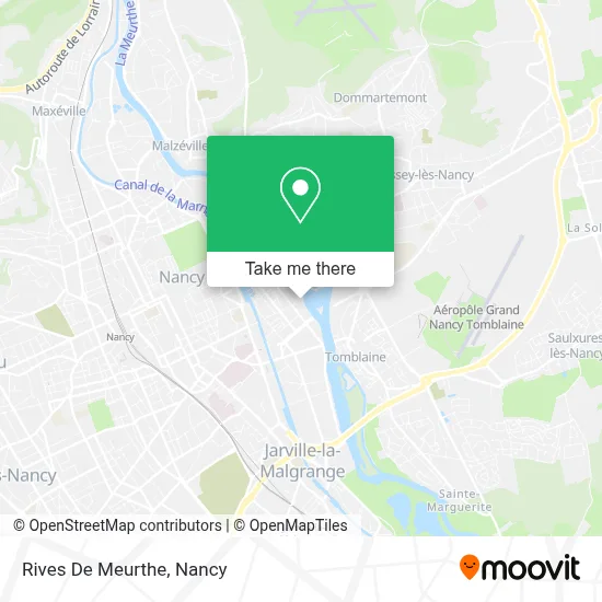 Rives De Meurthe map