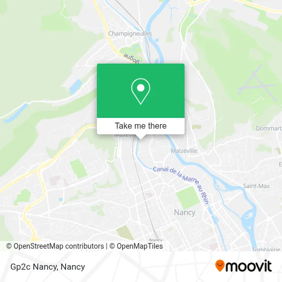 Gp2c Nancy map