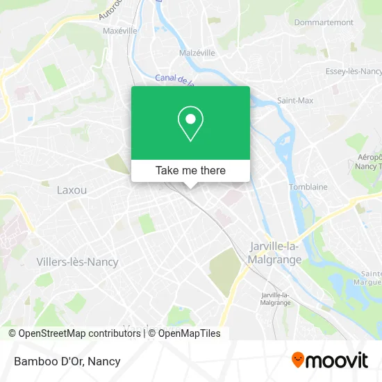 Bamboo D'Or map