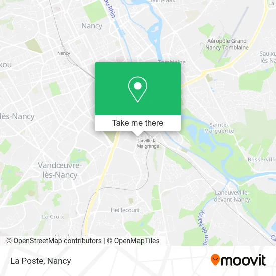 La Poste map