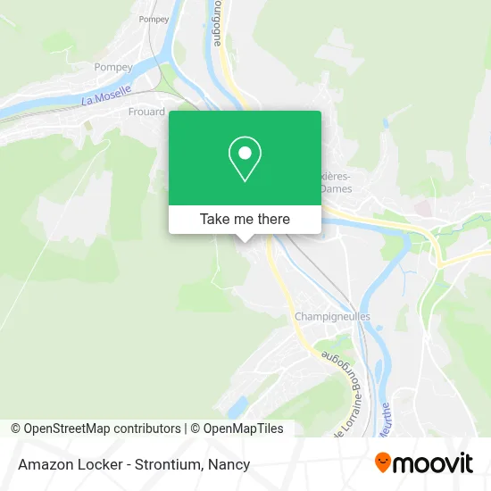 Amazon Locker - Strontium map