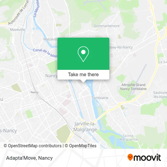 Adapta'Move map