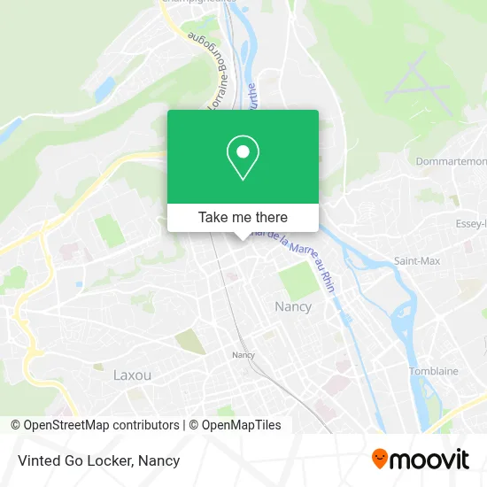 Vinted Go Locker map